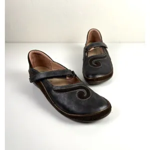 Naot Matai Black Brown Mary Jane's Women's Size 39/8.5 Comfort Shoes APMA