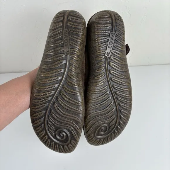 Naot Matai Black Brown Mary Jane's Women's Size 39/8.5 Comfort Shoes APMA