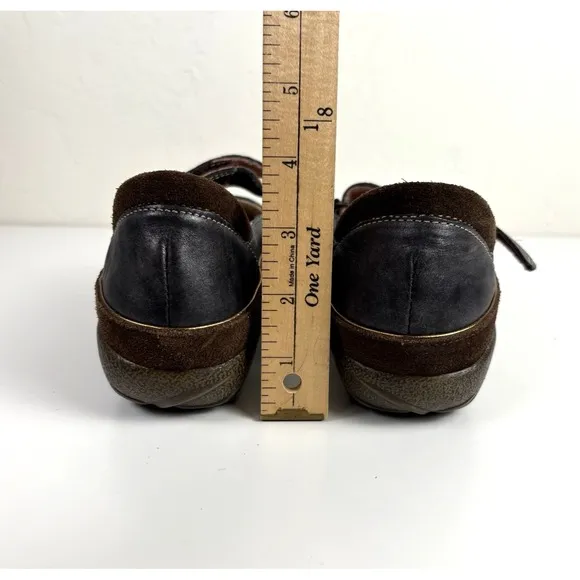 Naot Matai Black Brown Mary Jane's Women's Size 39/8.5 Comfort Shoes APMA