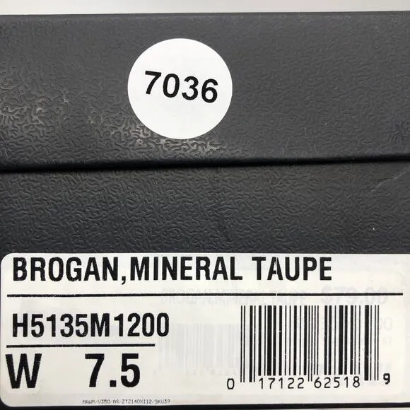 Naturalizer Women's Brogan Mineral Taupe Shoes 7.5 W