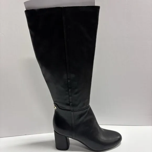 Naturalizer Women’s Loving, Black Knee High Boots, Size 7M, Wide Calf