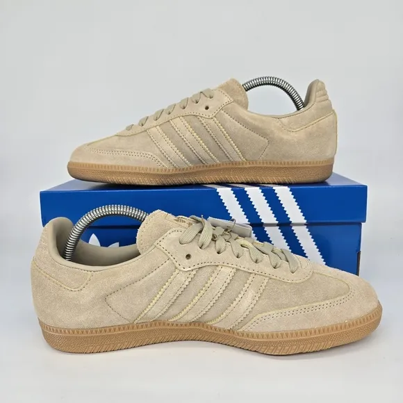 New adidas Samba OG Clay Brown Oat Men's Suede Shoes Size 10