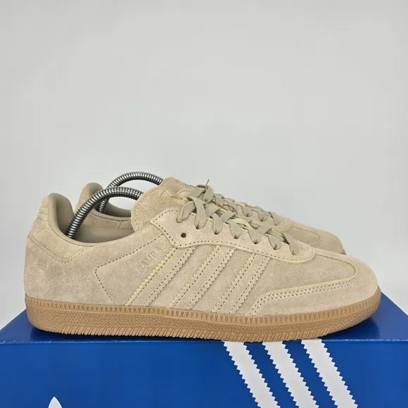 New adidas Samba OG Clay Brown Oat Men's Suede Shoes Size 10