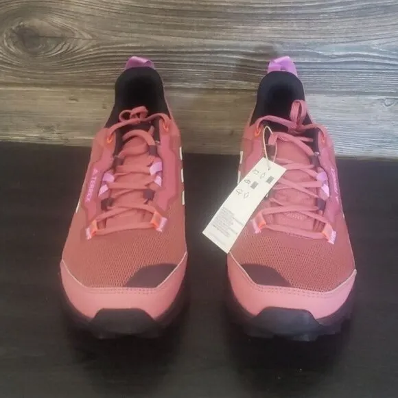 New Adidas Terrex AX4 Pink Purple Continetial Hiking Sneakers