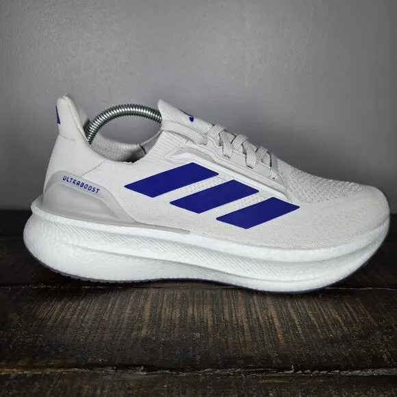 NEW Adidas Ultraboost 5X Mens Size 9.5 Running Shoes Cloud White Blue JS3516