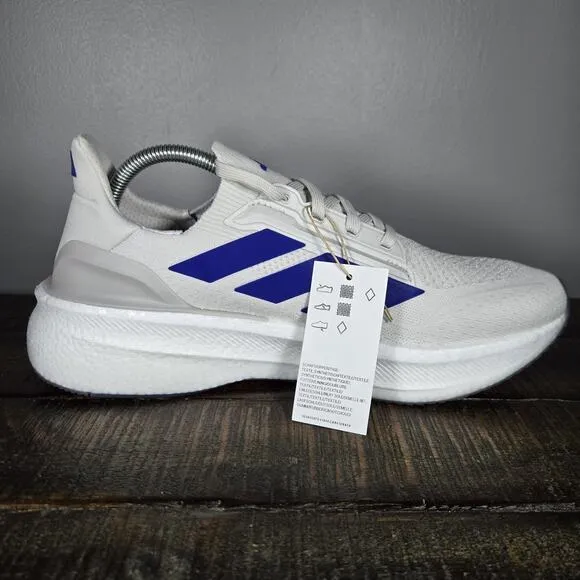 NEW Adidas Ultraboost 5X Mens Size 9.5 Running Shoes Cloud White Blue JS3516