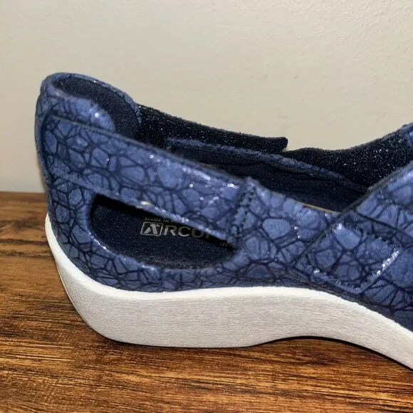 NEW Arcopedico Women's Mary Jane Shoes Liho Blue Size EU 37 US 6.5