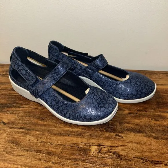 NEW Arcopedico Women's Mary Jane Shoes Liho Blue Size EU 37 US 6.5