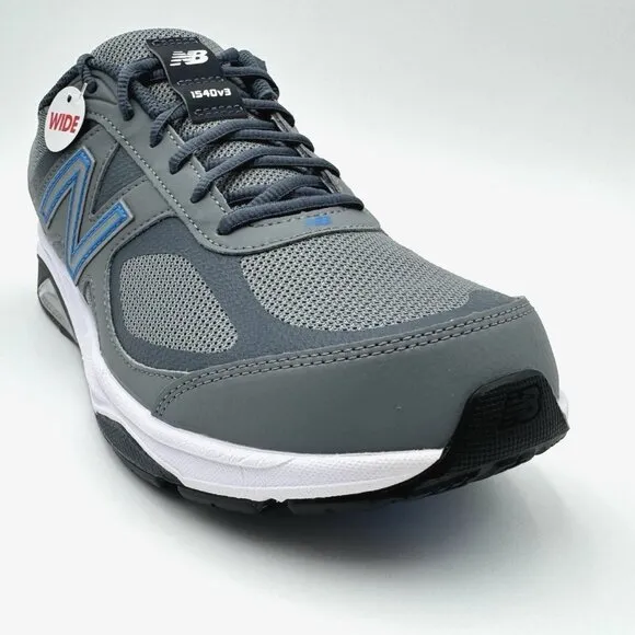 New Balance 1540v3 Running Shoes Men's Sizes Wide 2E Grey Black M1540MB3 NEW