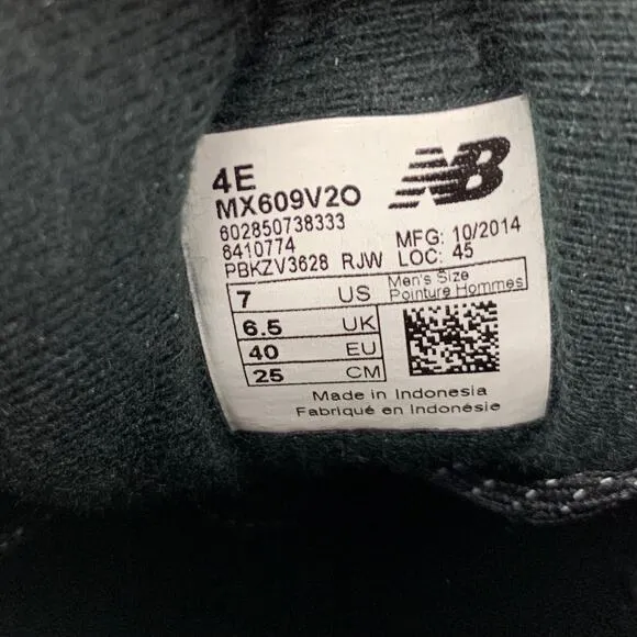 New Balance 609 Walking Shoes Sneakers Brown MX609V20 Men's 7 4E Wide Width
