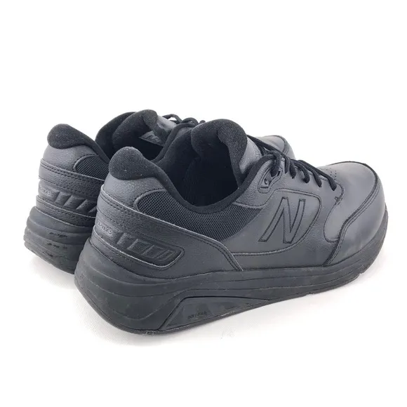 New Balance 928v3 Black Leather Walking Shoes 11.5 D