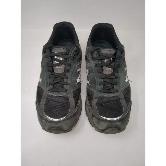 New Balance‎ 990 v5 Black Suede Shoes Men Size 11 2E Wide EE M990BK5 USA In Made