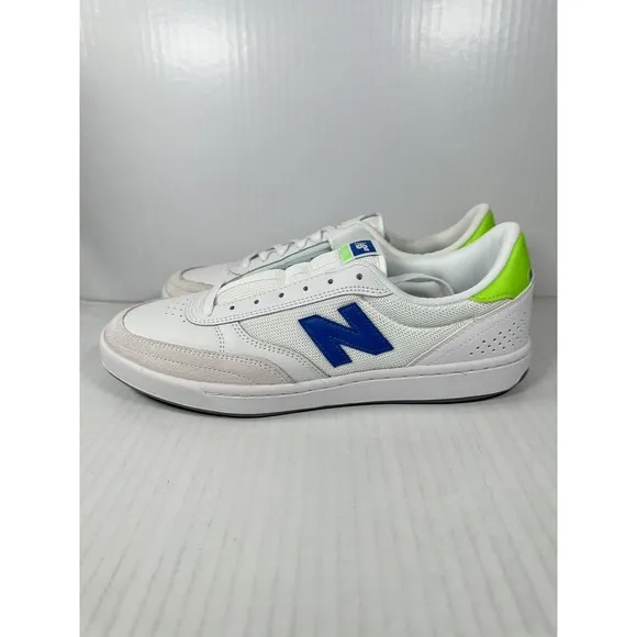 New Balance Numeric 440 White Royal Blue Mens Size 10 NM440SEA BRAND NEW