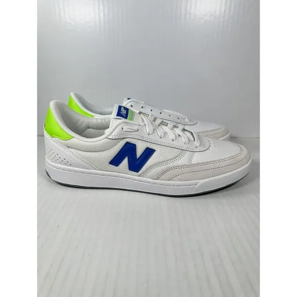 New Balance Numeric 440 White Royal Blue Mens Size 10 NM440SEA BRAND NEW