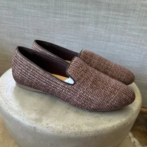 NEW Birdies Starling Loafer in Coffee Raffia, size 9.5