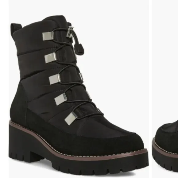 NEW BLONDO Suede Daylor Waterproof Boots black for women 127mn