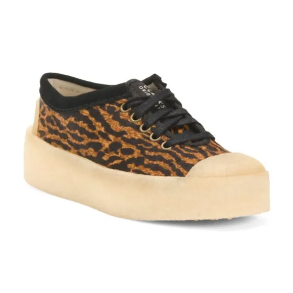 NEW CLARKS Haircalf Tor Hoop Comfort Sneakers tortoiseshell for women 124tn