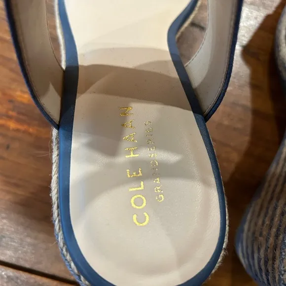 New Cole Haan Denim Color Espadrille Sandals size 7B