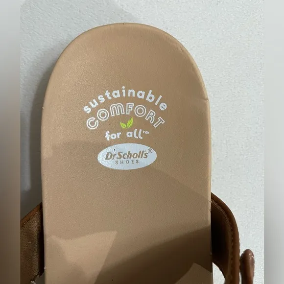 New Dr. Scholl’s Island Dream Sandals Carmel Brown Size 9.5