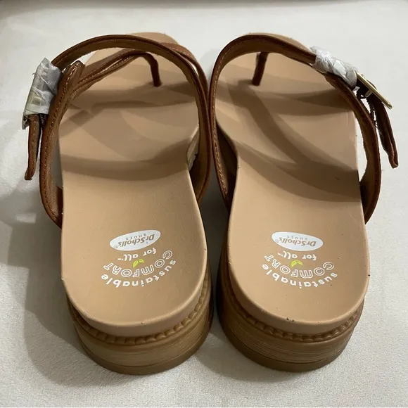New Dr. Scholl’s Island Dream Sandals Carmel Brown Size 9.5