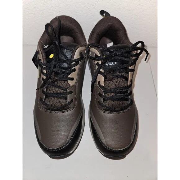 New! FitVille Men's 12.5 Extra Wide Hiking Outdoor Shoes Soft Toes Arch Support