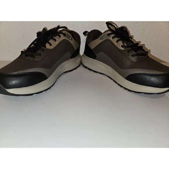 New! FitVille Men's 12.5 Extra Wide Hiking Outdoor Shoes Soft Toes Arch Support