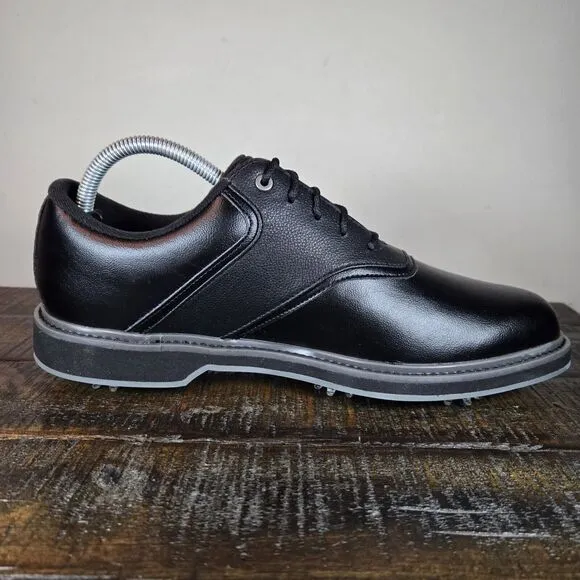 NEW Footjoy Originals Mens Size 8 M Golf Shoes Spikes 57024 Triple Black