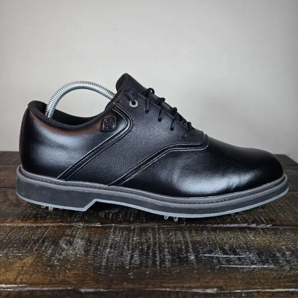 NEW Footjoy Originals Mens Size 8 M Golf Shoes Spikes 57024 Triple Black