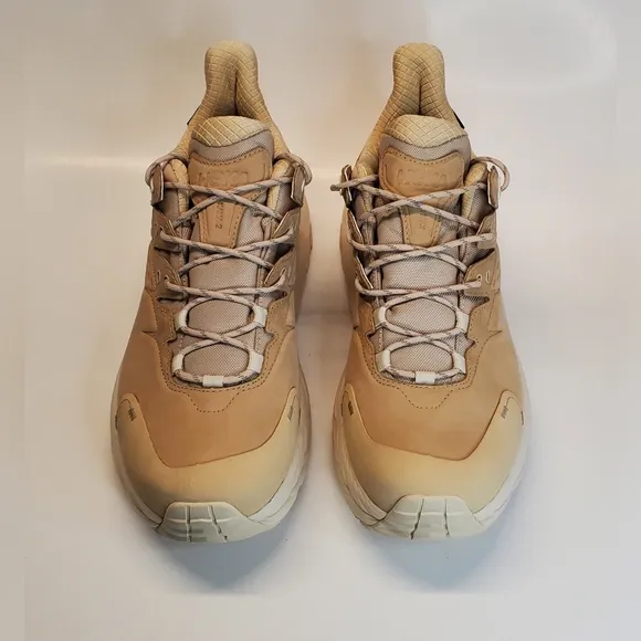 New Hoka One One Kaha 2 GORE-TEX Low Oxford Beige Hiking Shoes Men's Size 11