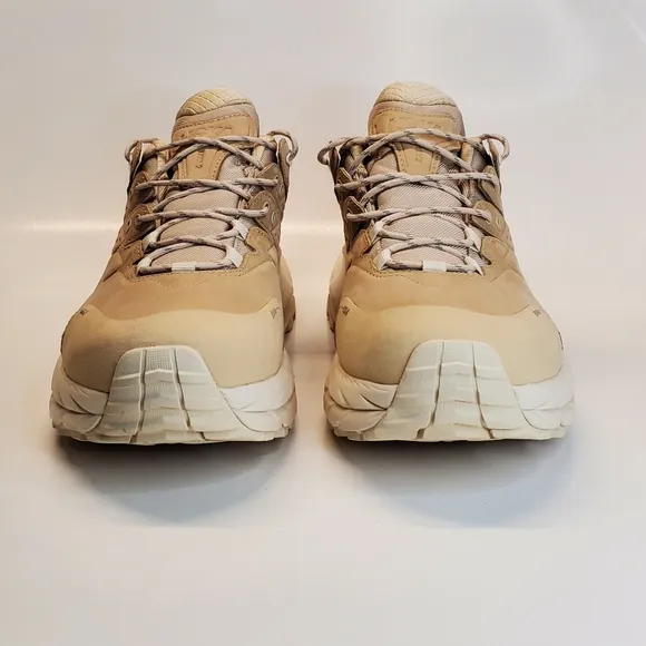 New Hoka One One Kaha 2 GORE-TEX Low Oxford Beige Hiking Shoes Men's Size 11