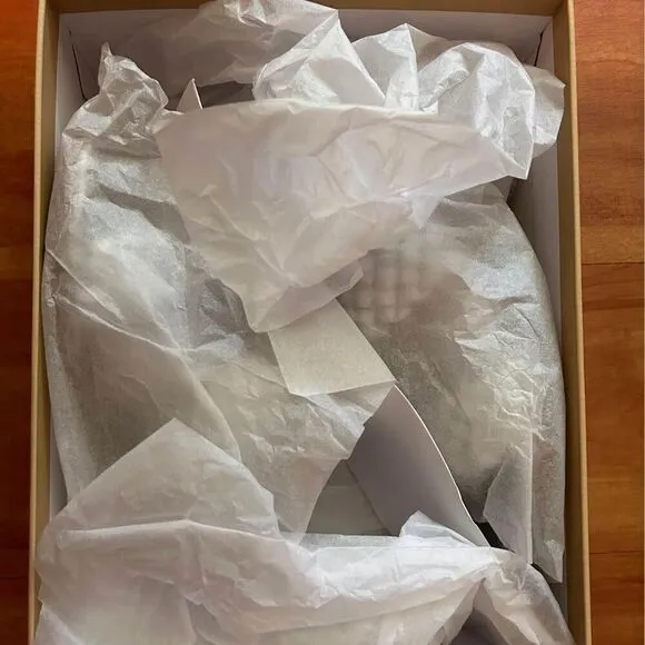 New in the box! Michael Kors Silver Heel Sandels