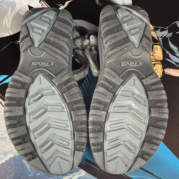 NEW - Mens 11 Teva Sandals Hurricane 4 1093379 Black Comfort Hiking Trail Shoes