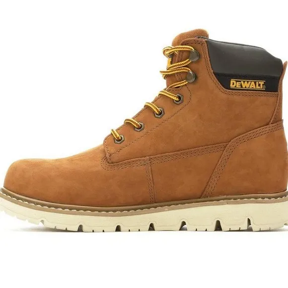 NEW!! MEN'S DEWALT FLEX 6 INCH STEEL TOE WORK BOOTS Sundance Size 14W