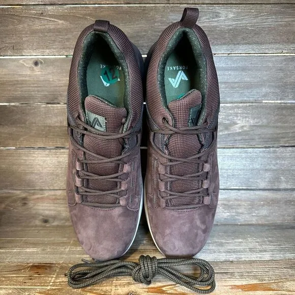 New Mens Forsake Range Low Brown Suede Hiking Outdoor Shoes Sneakers Size‎ 12 M