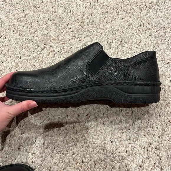 NEW NAOT Men's Eiger Slip On Shoes Soft Black Leather Men's Sz 13