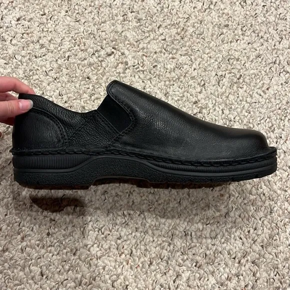 NEW NAOT Men's Eiger Slip On Shoes Soft Black Leather Men's Sz 13