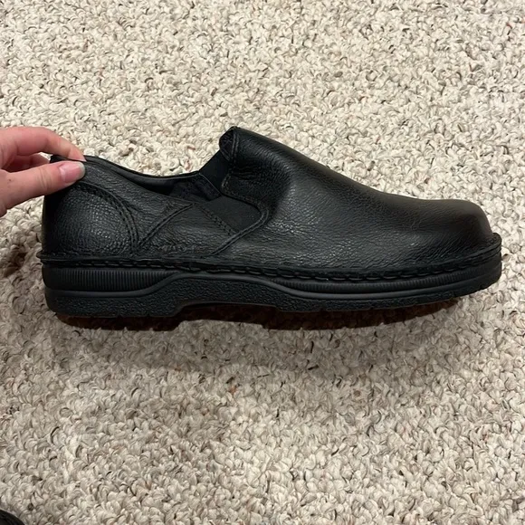 NEW NAOT Men's Eiger Slip On Shoes Soft Black Leather Men's Sz 13