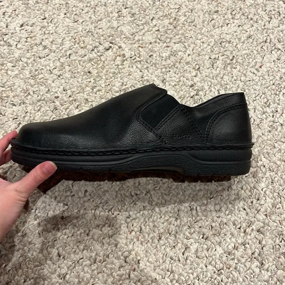 NEW NAOT Men's Eiger Slip On Shoes Soft Black Leather Men's Sz 13