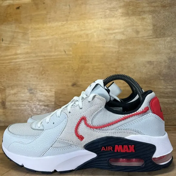 NEW Nike Air Max Excee SUEDE Womens Size 8 Shoes Sneakers Photon Dust Track Red