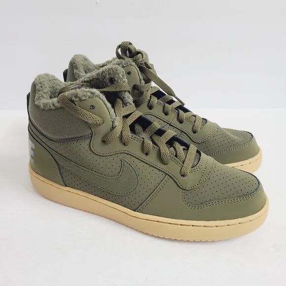 NEW Nike Court Borough Mid Winter GS Shoes AA3458-300 Size Youth 7 Womens 8.5