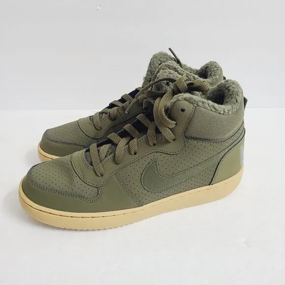 NEW Nike Court Borough Mid Winter GS Shoes AA3458-300 Size Youth 7 Womens 8.5