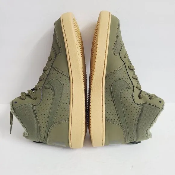 NEW Nike Court Borough Mid Winter GS Shoes AA3458-300 Size Youth 7 Womens 8.5