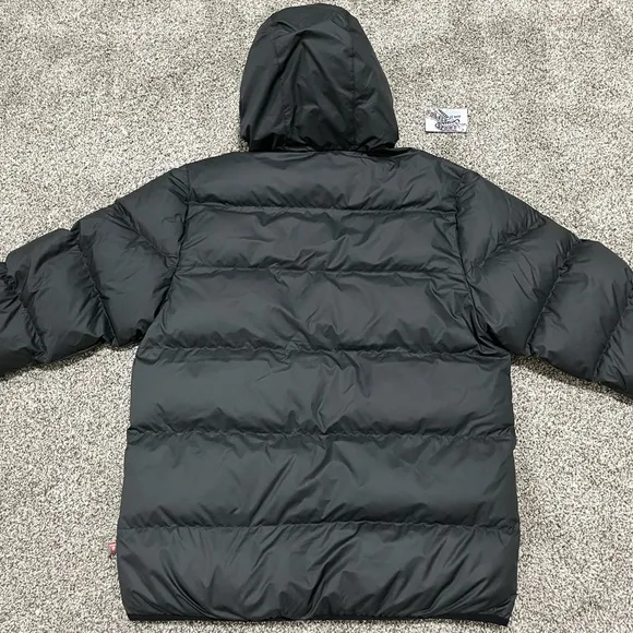 New Nike Storm Fit Windrunner Primaloft Hooded Puffer Jacket Black Mens XL