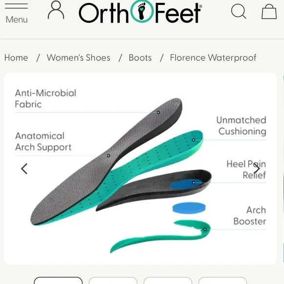 new! Ortho Feet Waterproof Boots Velcro Orthopedic Winter Nonslip Black Leather