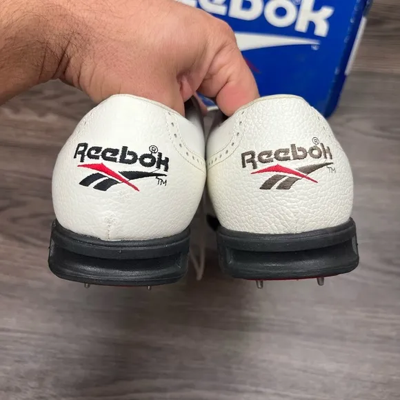 NEW Reebok White Saddle Oxfords Golf Shoes 9 W