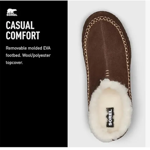 NEW Sorel Falcon Ridge II Men's Slippers in Tobacco 10