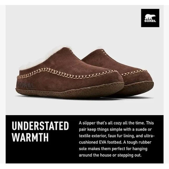 NEW Sorel Falcon Ridge II Men's Slippers in Tobacco 10