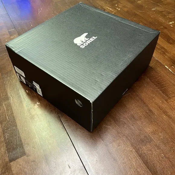 NEW Sorel Men's 10 Caribou WP Waterproof Boots Black Dark Stone NM1000-016 NIB‎