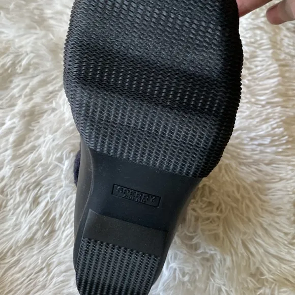 New Sperry Top-Sider Women's Saltwater Quilted Wool Rain stylish Boots Sz 8.5