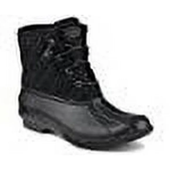 New Sperry Top-Sider Women's Saltwater Quilted Wool Rain stylish Boots Sz 8.5